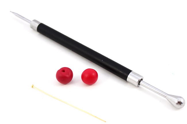 Pendientes de Fimo de cereza : Paso 5 Pendientes de Fimo de cereza : Paso 5