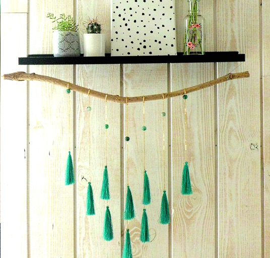 Bohemian Wall decoration with tassel : Paso 8