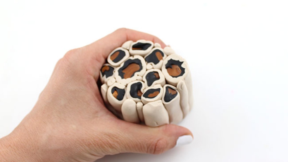 Set de joyas de fimo con forma de pato leopardo : Paso 6 Set de joyas de fimo con forma de pato leopardo : Paso 6