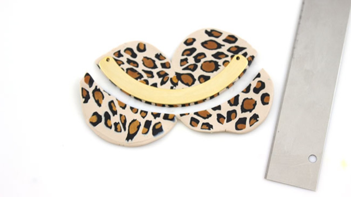 Set de joyas de fimo con forma de pato leopardo : Paso 11 Set de joyas de fimo con forma de pato leopardo : Paso 11