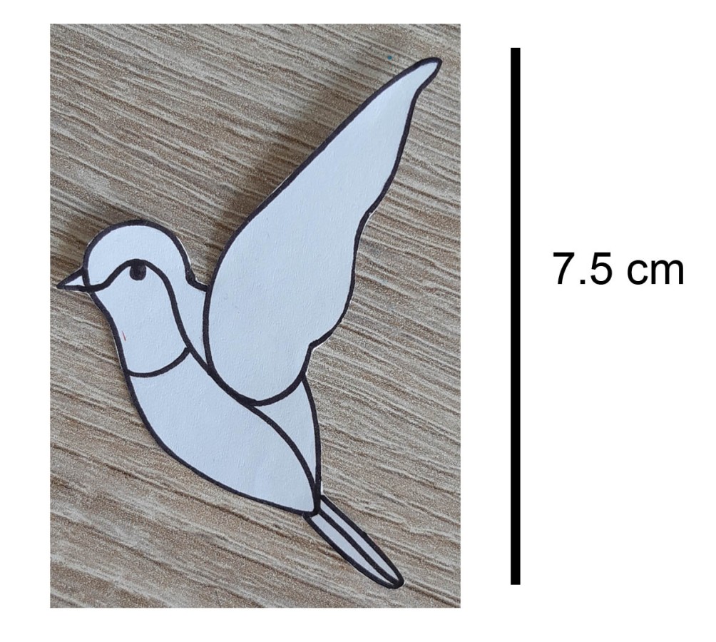 Esquema DIY Broche de pájaro bordado en oro con cannetille y jaseron por Dame Moustache
