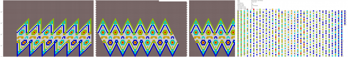 Esquema Cuenta de bricolaje navideño en crochet con cuentas y malla de cristal
