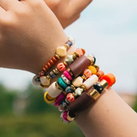 bracelet multirang l&eacute;opard